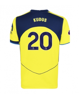 Billige Fotballdrakt Tottenham Hotspur Mohammed Kudus #20 Replika Tredjedrakt 2025-26 Kortermet Billige Fotballdrakt Tottenham Hotspur Mohammed Kudus #20 Replika Tredjedrakt 2025-26 Kortermet